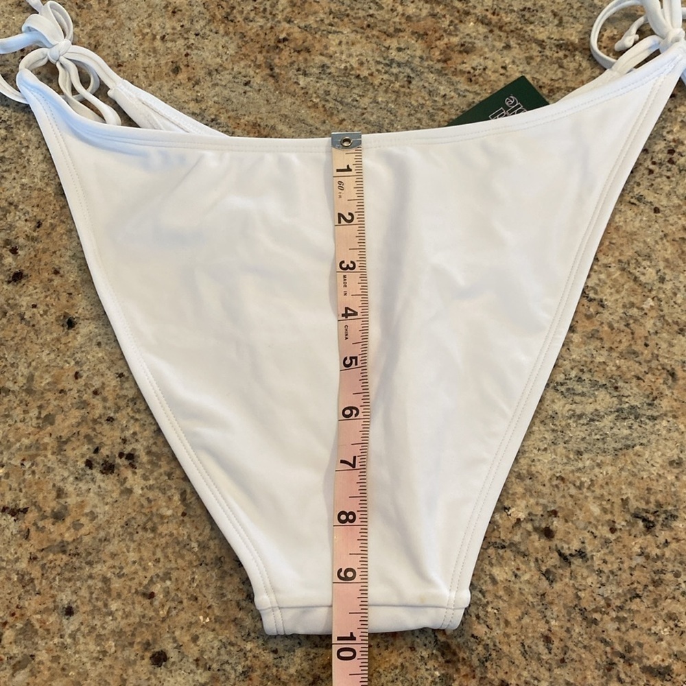 Wild Fable brand new white bikini bottom medium m 8-10 cheeky - Picture 5 of 5